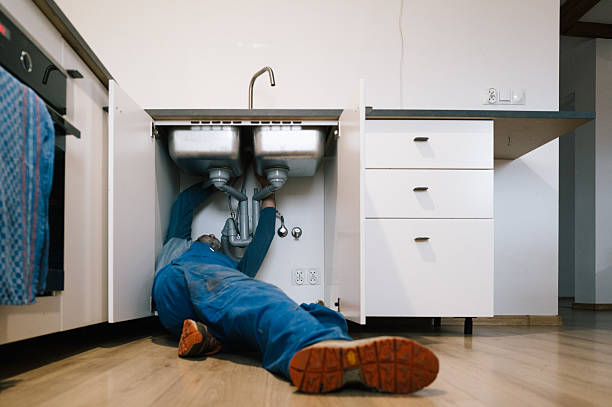Professional Drain Cleaning technician working in Waukegan, IL